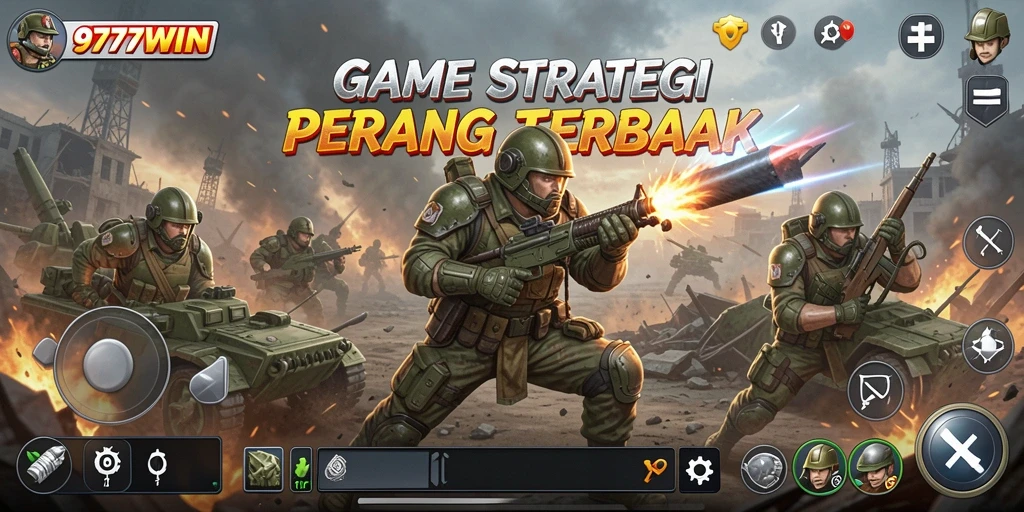 Tangkapan layar gameplay 9777WIN menampilkan pertempuran dinamis dan strategi yang kompleks.