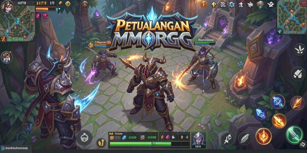 Screenshot gameplay <strong>HIT9</strong> menampilkan aksi seru dalam dunia MMORPG.