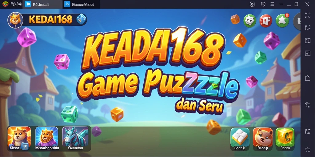 Screenshot gameplay KEDAI168 menunjukkan keseruan dalam menyusun teka-teki.