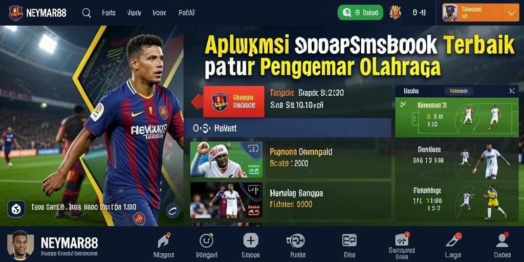 Tampilan utama NEYMAR88 dengan berbagai pilihan taruhan.
