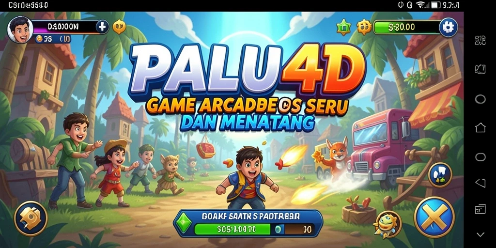 Tampilan seru gameplay PALU4D yang penuh tantangan Arcade.