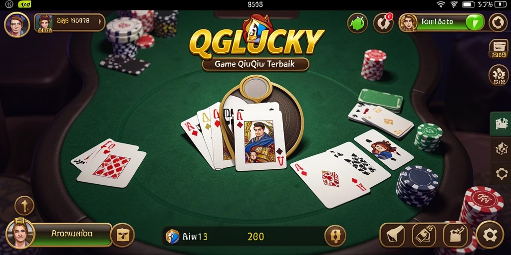 Tampilan gameplay QGLUCKY yang menarik dan interaktif.