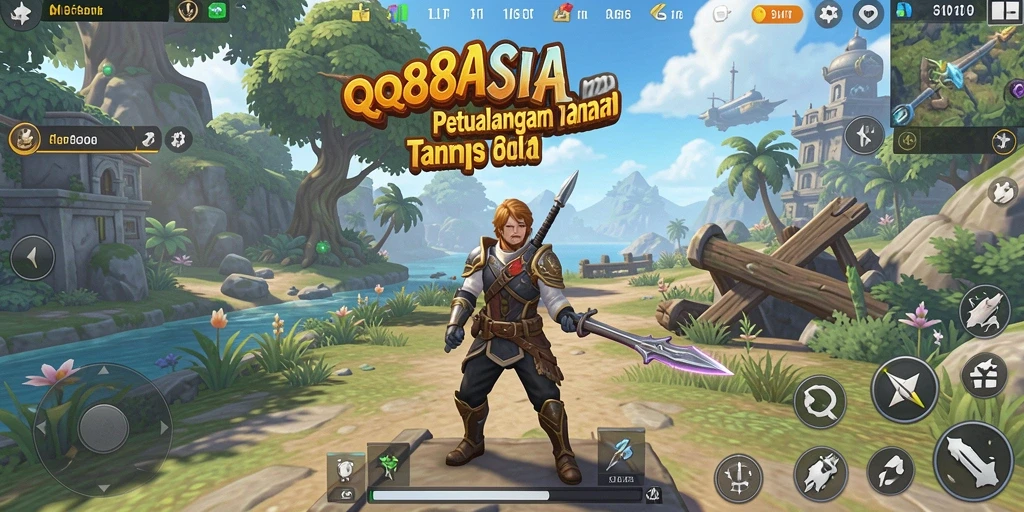 Tampilan gameplay menakjubkan dari QQ88ASIA di dunia terbuka.