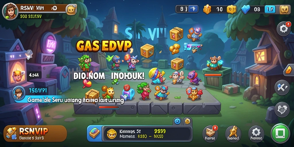 Screenshot gameplay RSNVIP menampilkan aksi Idle yang menarik.
