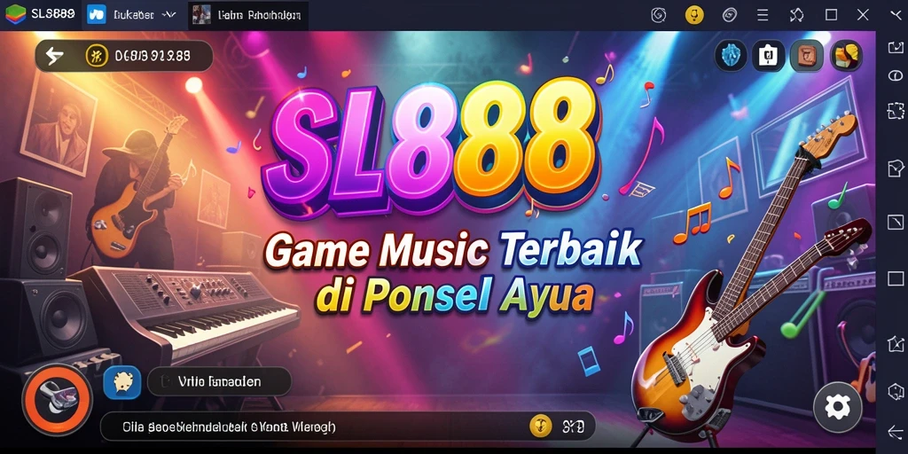 Gameplay seru SL888 dengan tantangan musik yang mendebarkan.