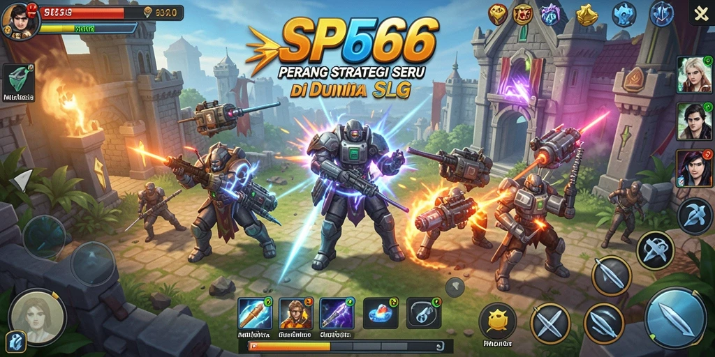 Tampilan utama gameplay SP666 yang mengasyikkan dalam genre SLG.
