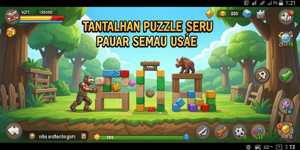 Tangkapan layar V21 menampilkan gameplay yang seru dan menantang.